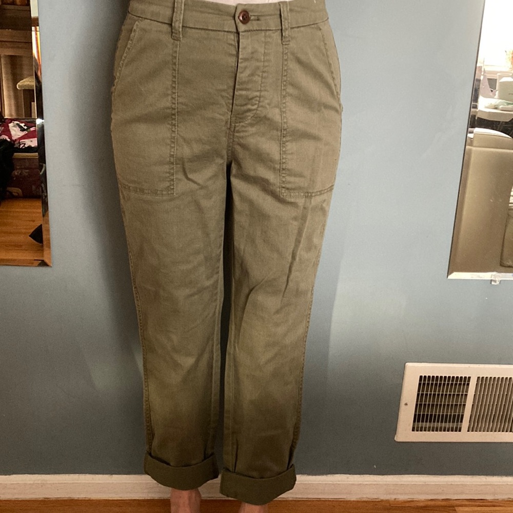 J. Crew Military Green Khaki Pants